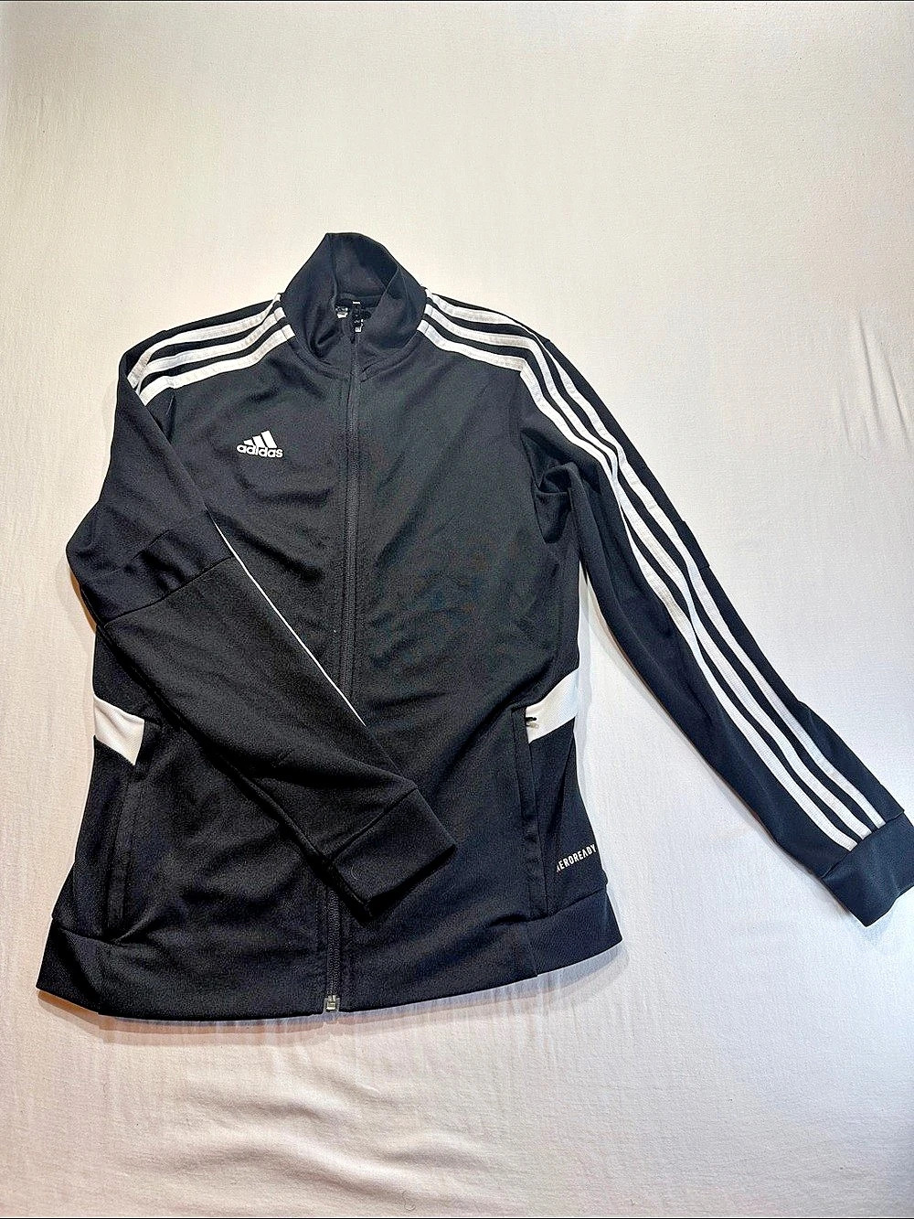 adidas AEROREADY Training Essentials 3-Stripes Track Jacket small